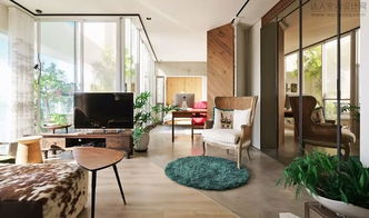 海天一色，自在居所 73㎡海景公寓的家居设计鉴赏